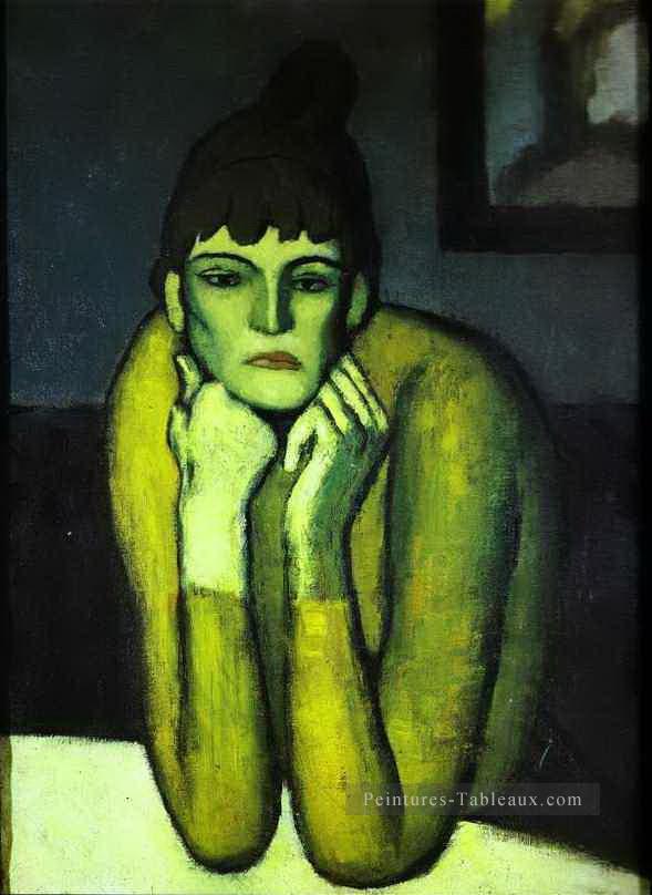 Femme avec Chignon 1901 Pablo Picasso Peintures à l'huile